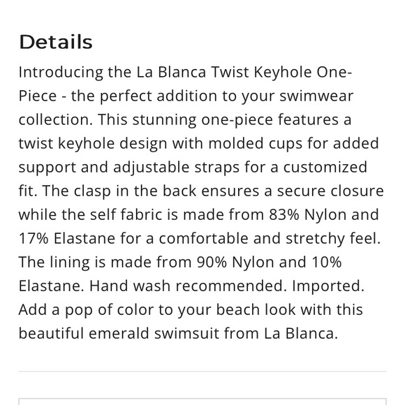 La Blanca swimsuit - Picture 5 of 7